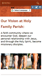Mobile Screenshot of holyfamilycc.net
